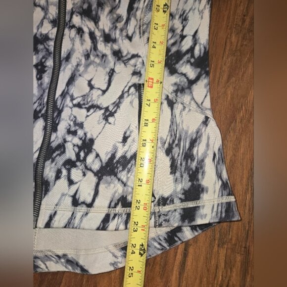 Lululemon Forme Jacket Great Granite Black Mojave Tan Size 10 - Picture 6 of 8